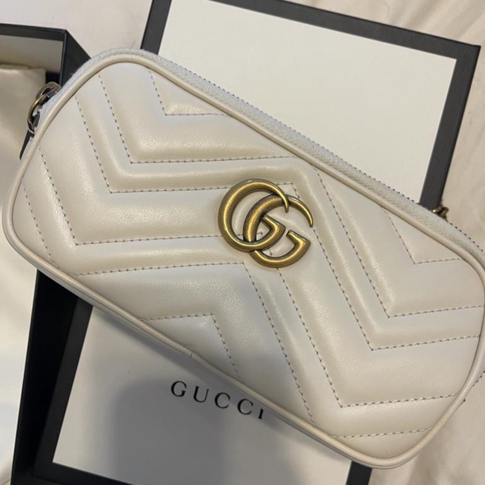 Gucci Marmont double zip crossbody